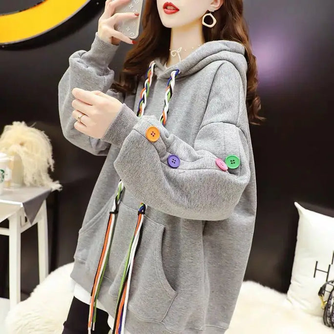 Winter Graphic Hoodie for Women